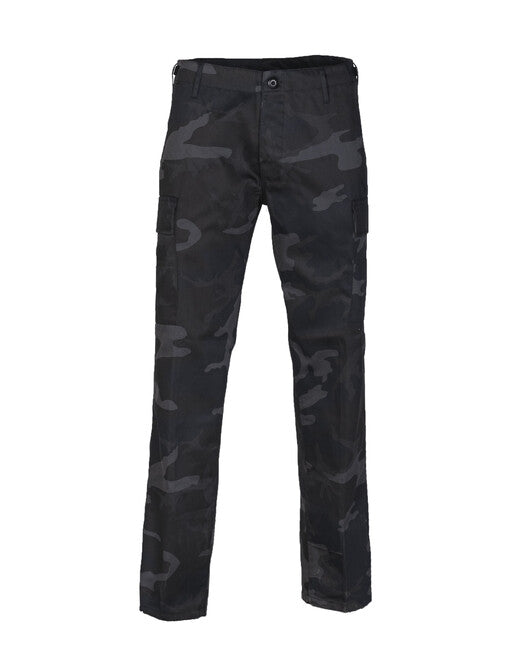 Mil-Tec штани US Ranger BDU STRAIGHT CUT, чорний камуфляж