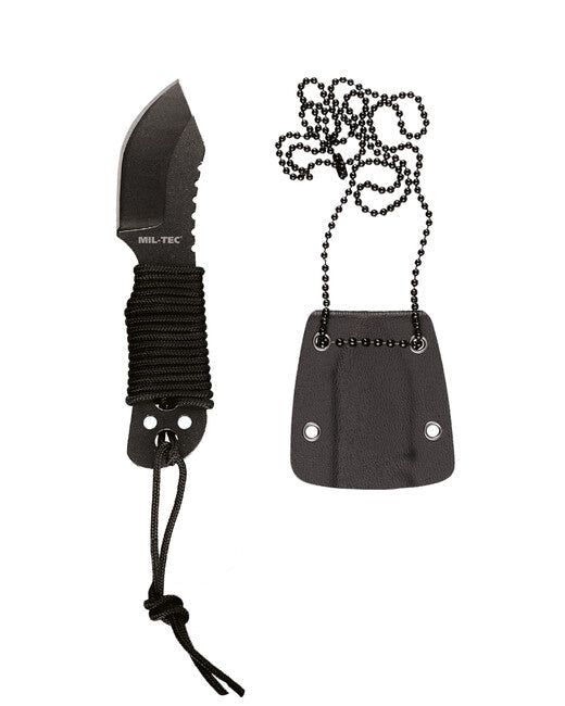 Mil-Tec ніж на шию PARACORD в пластиковому чохлі на ланцюжку
