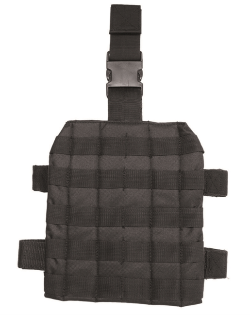 Mil-Tec панель для стегна MOLLE, чорна