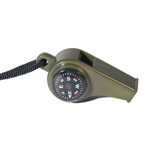 Mil-Tec свистулька пластикова з компасом і термометром W.COMPASS A.THERMOMETER