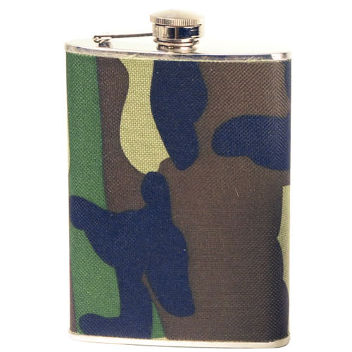 Mil-Tec фляга Woodland, 8 oz./220 мл