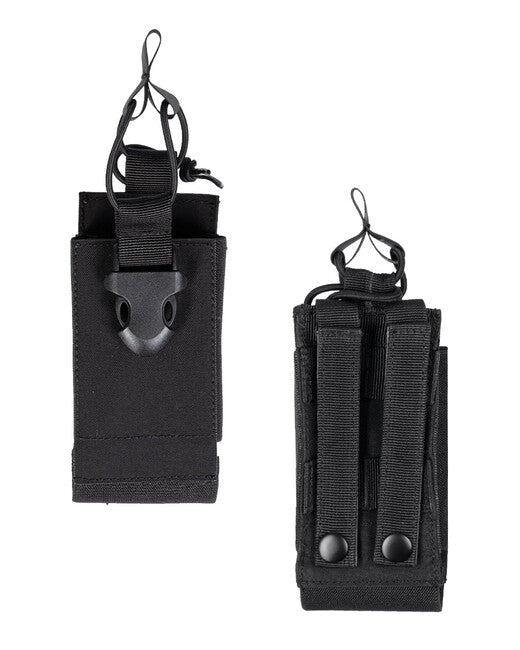 Mil-Tec чохол MOLLE для радіостанції відкритий, чорний