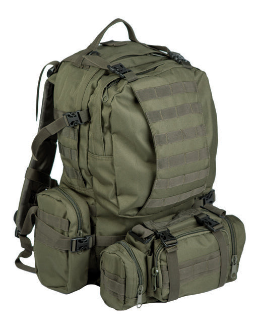 Mil-Tec DEFENSE MODULAR рюкзак з поясною сумкою, оливковий