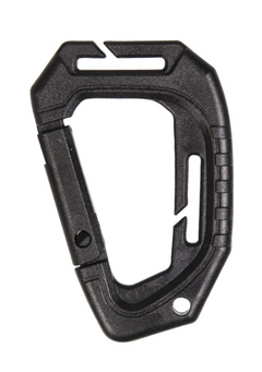 Mil-Tec тактичні пластикові карабіни MOLLE, чорні 2 шт.