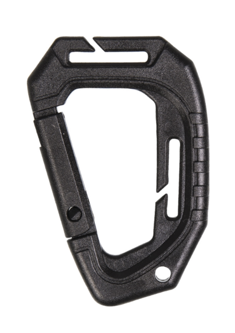 Mil-Tec тактичні пластикові карабіни MOLLE, чорні 2 шт.