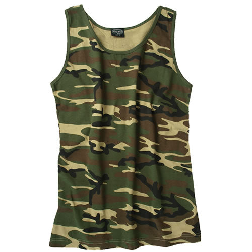Mil-Tec чоловіча майка Woodland, г/м2