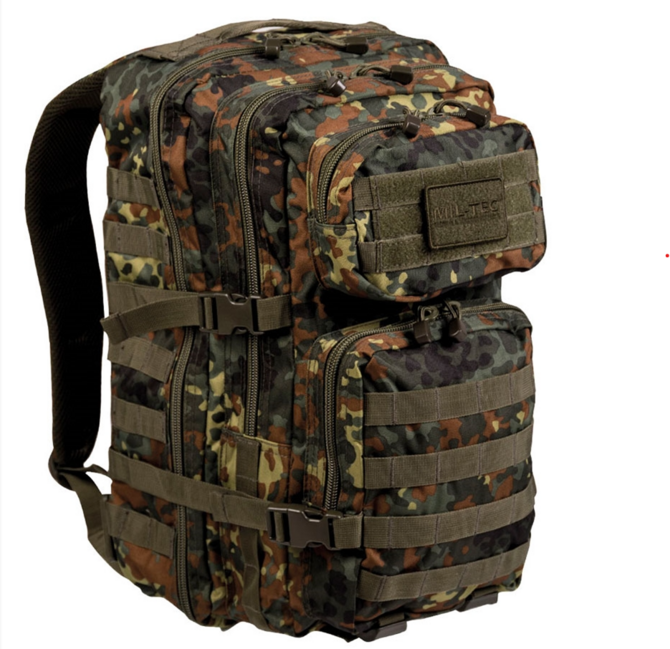 Mil-Tec рюкзак US assault Flecktarn, 36L, Large