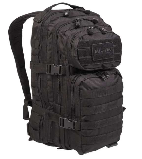 Mil-Tec US assault рюкзак чорний, 20L
