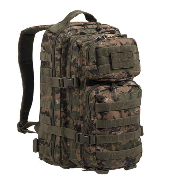 Mil-Tec рюкзак US assault small digital woodland, 20L
