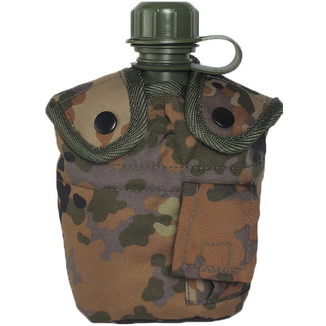 Mil-Tec польова фляга США Flecktarn, 1л, алюмінієва миска