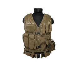 Mil-Tec USMC жилет тактичний з поясом, койотовий коричневий