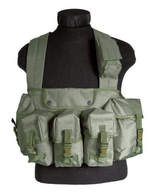 Mil-Tec CHEST RIGG 6 жилет тактичний з кишенями, оливковий