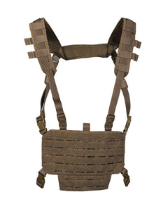 Mil-Tec CHEST RIG тактичний жилет легкий з LASER панелем, темно-коричневий