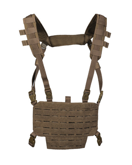 Mil-Tec CHEST RIG тактичний жилет легкий з LASER панелем, темно-коричневий