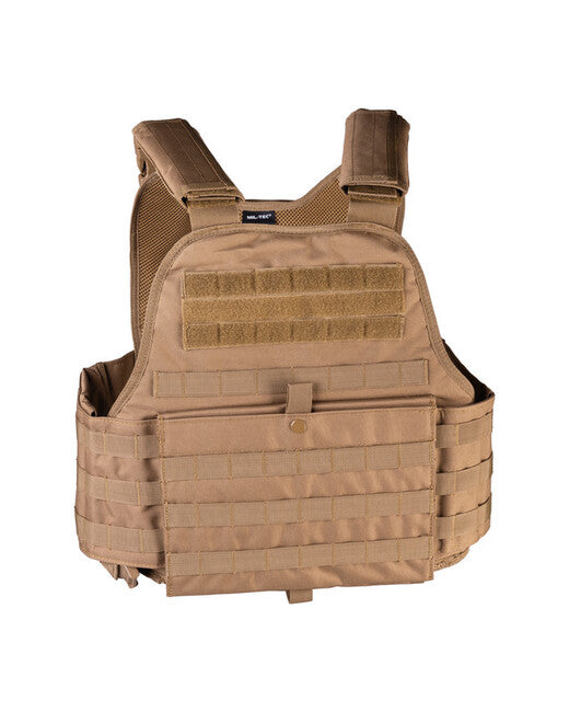 Mil-Tec носій MOLLE тактичний жилет, койотовий коричневий