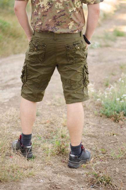 Mil-Tec Vintage шорти Prewash, оливкові