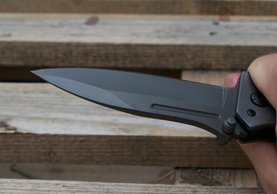 Mil-Tec DA35 складаний ніж Micarta 22см, чорний