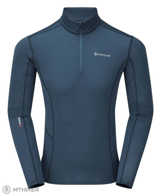 Montane Allez Micro функціональна футболка з довгими рукавами Pull-On, синя
