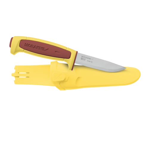 Morakniv Basic 546 ніж для туризму обмежена серія 2023 (S), червона/жовта