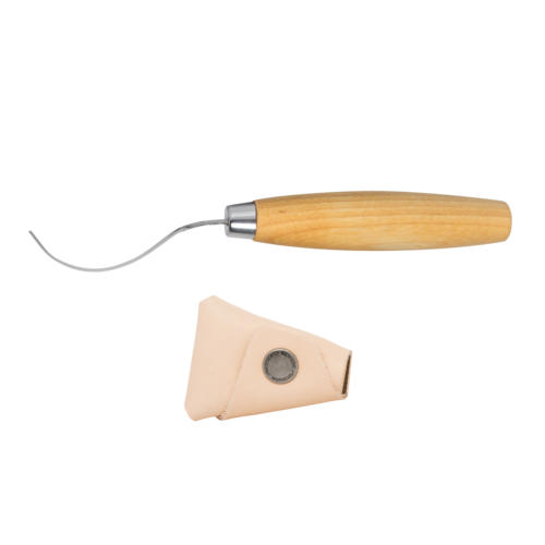 Morakniv 163 Double Edge різальний ніж + чохол, дерев'яний