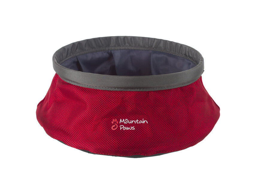 Mountain Paws складна миска для води для собак L, червона