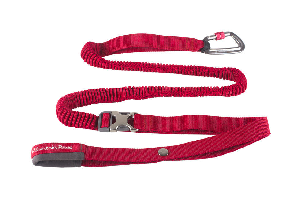 Mountain Paws Shock Absorber еластичний повідець, червоний