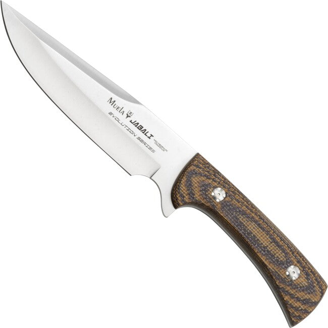 MUELA Jabali ніж з твердим лезом Micarta гірчичний