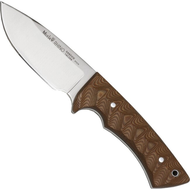 MUELA Rhino ніж з фіксованим лезом Micarta, пісочний