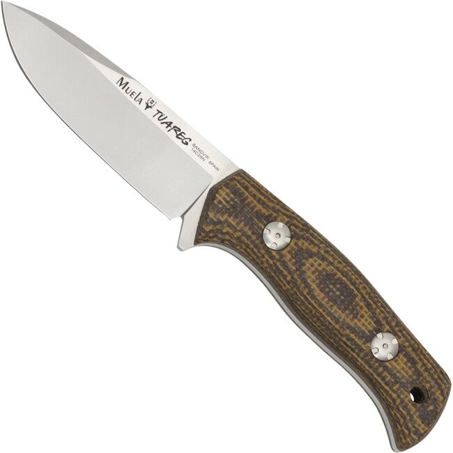 MUELA Tuareg ніж з фіксованим лезом Micarta, коричневий