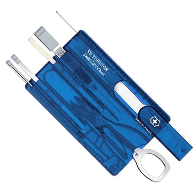 Victorinox SwissCard мультифункціональна карта 10в1, синя