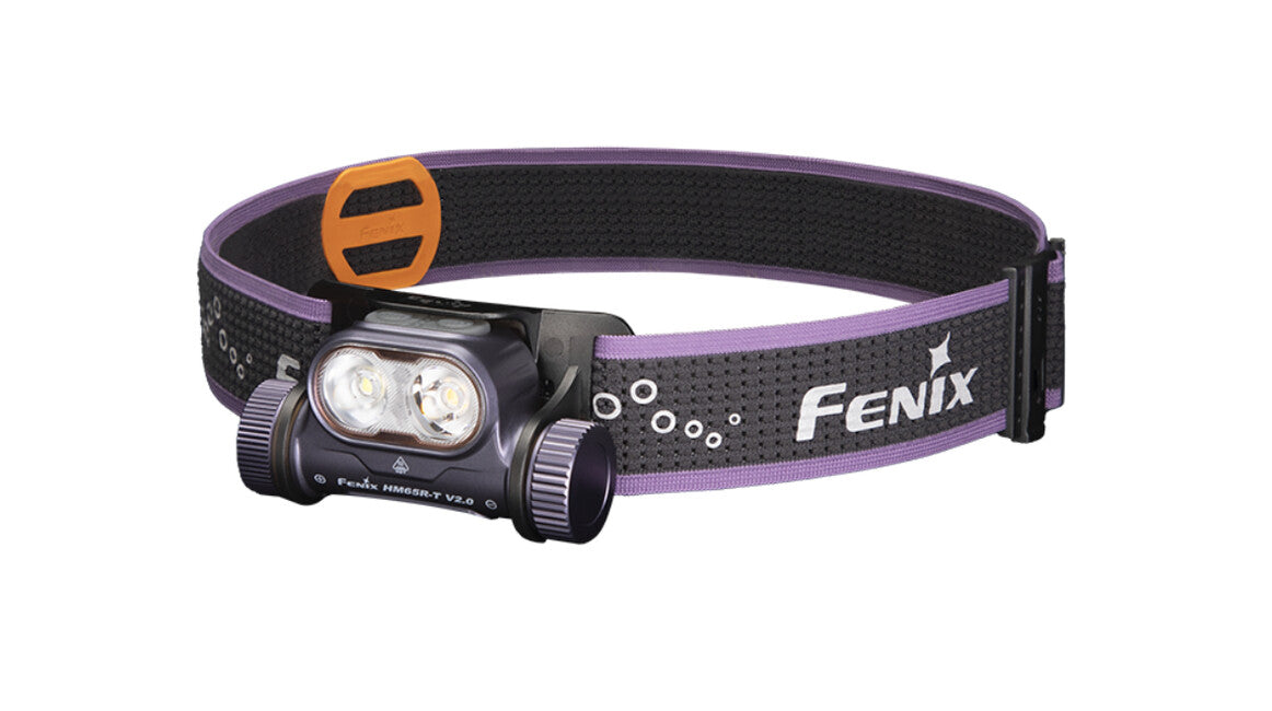 Fenix HM65R-T V2.0 перезаряджуваний налобний ліхтар, темно-фіолетовий