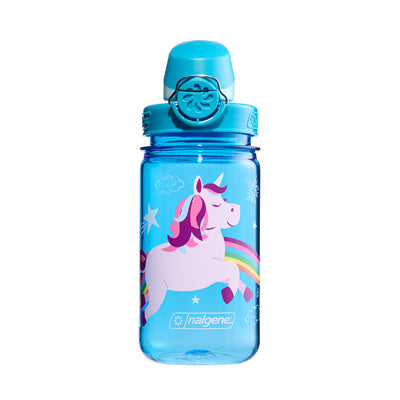 Nalgene Grip-n-Gulp Sustain пляшка для води дитяча 0,35 L, синій unicorn