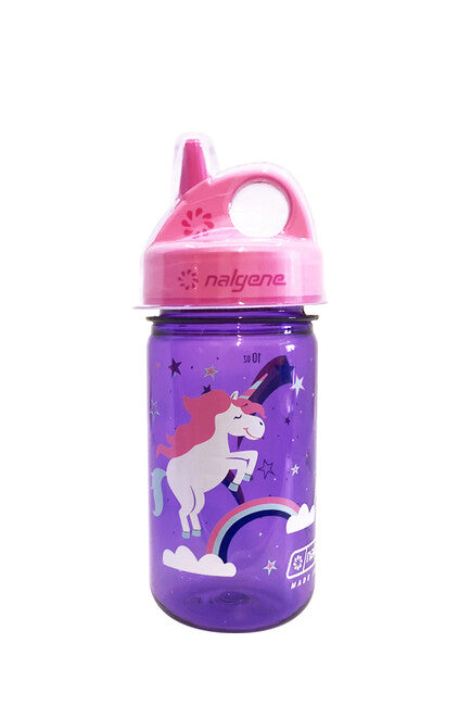 Nalgene Grip-n-Gulp Sustain пляшка дитяча, 0,35 л, фіолетова Unicorn