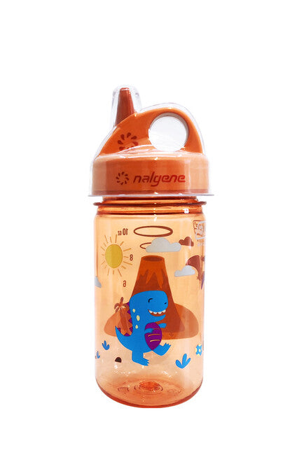 Nalgene Grip-n-Gulp Sustain фляга дитяча 0,35 л, помаранчевий вулкан