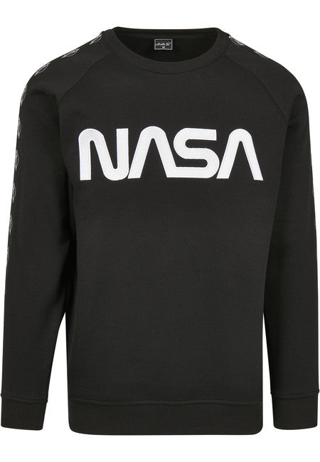 Urban Classics NASA Wormlogo Rocket світшот чоловічий, чорний