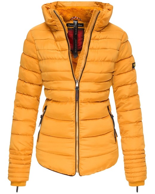 Marikoo Amber зимова куртка жіноча з капюшоном, жовта