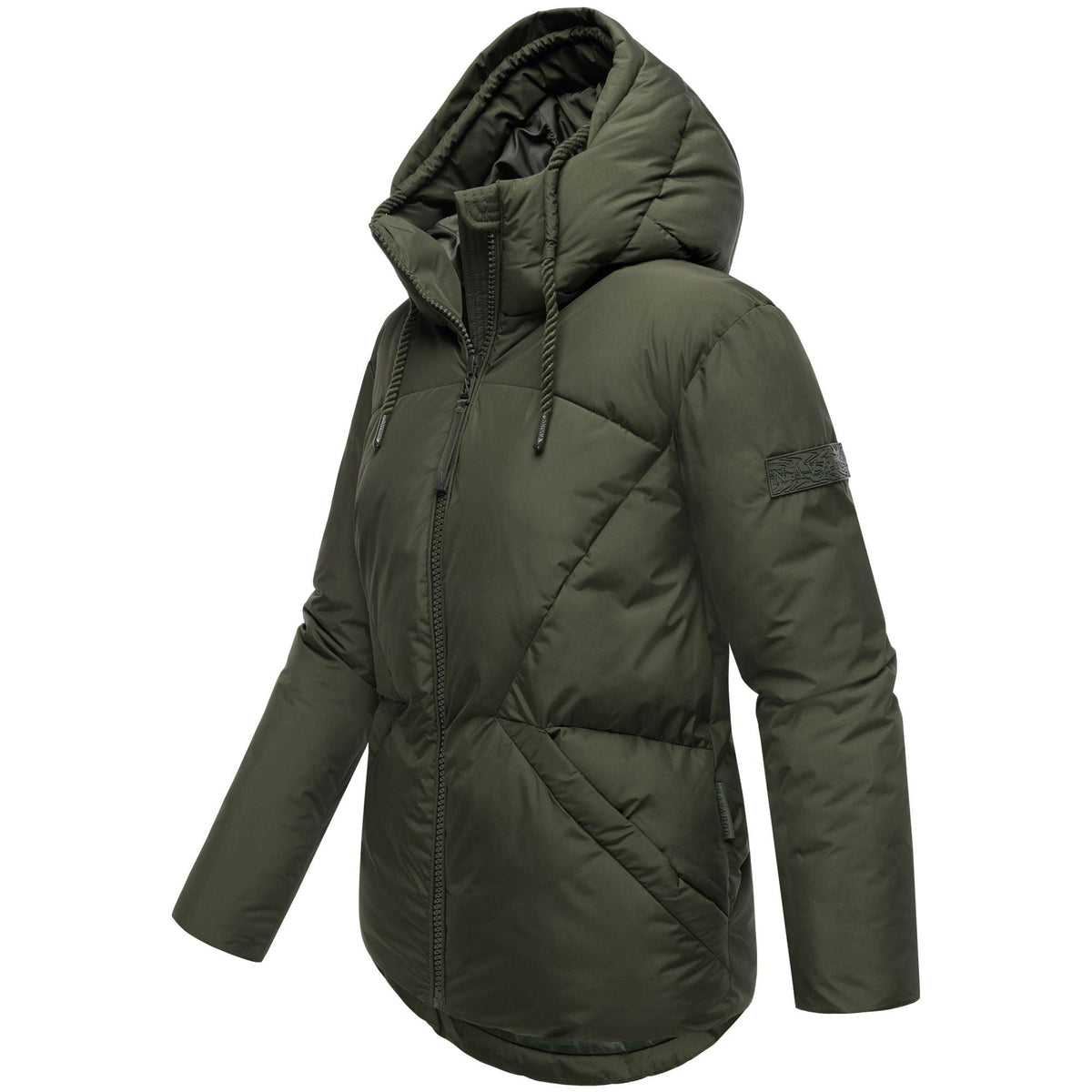 Navahoo Pastellzauber 14 dámska prešívaná bunda, dark olive