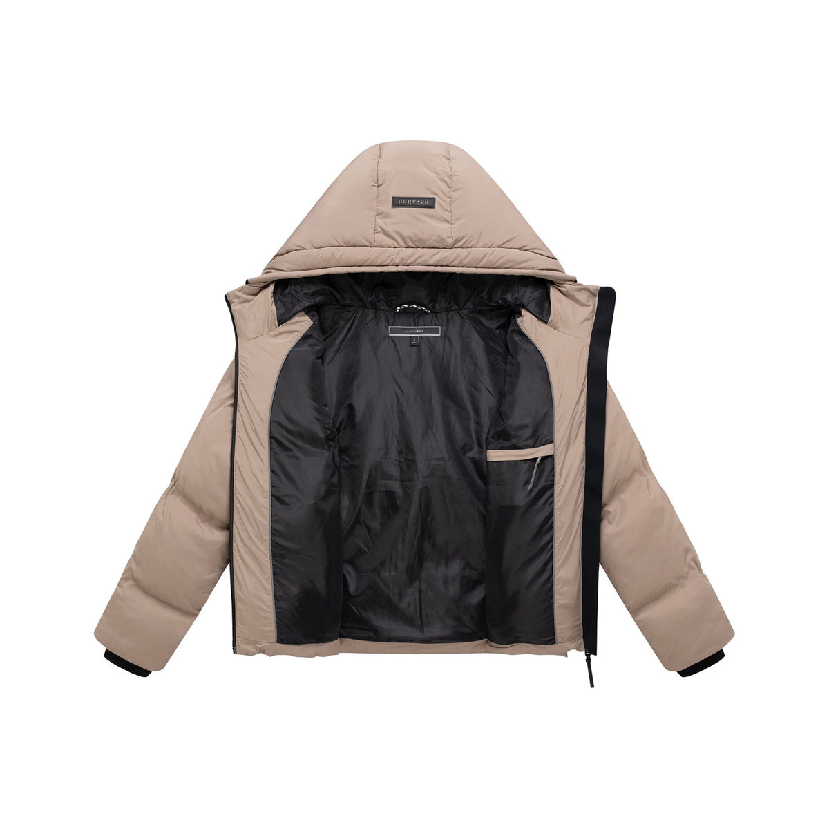 Navahoo Petit-Puffy 14 dámska prešívaná bunda, Taupe grey