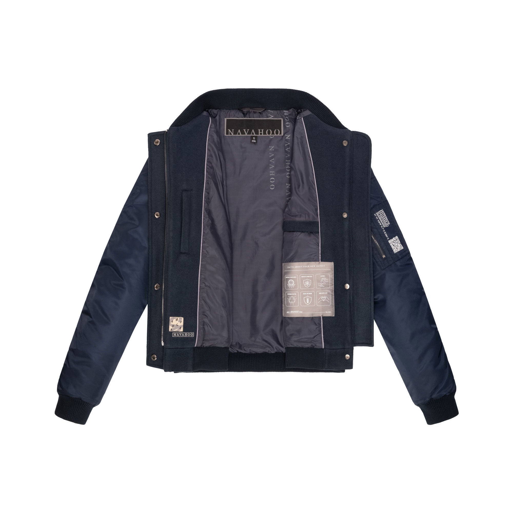 Navahoo Willstehaben 14 dámska bomber bunda, navy