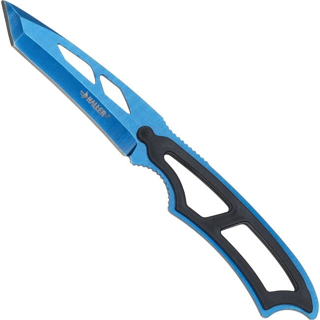 Haller NeckKnife ніж з жорсткою лезою, синій анодований