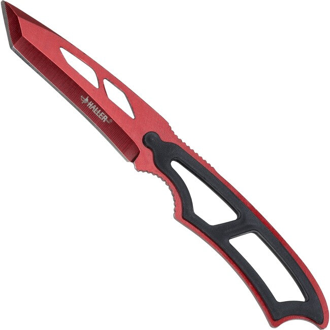 Haller NeckKnife ніж із фіксованим лезом, червоний анодований