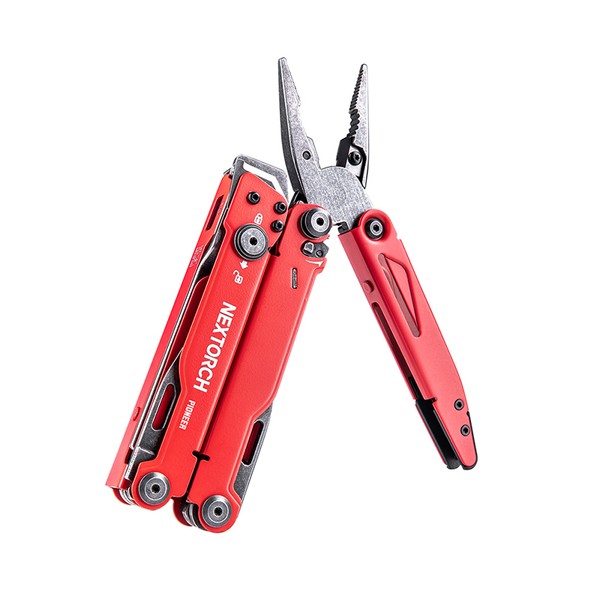 NexTorch® Pioneer MT20RE багатофункціональний інструмент rescue edition, червоний