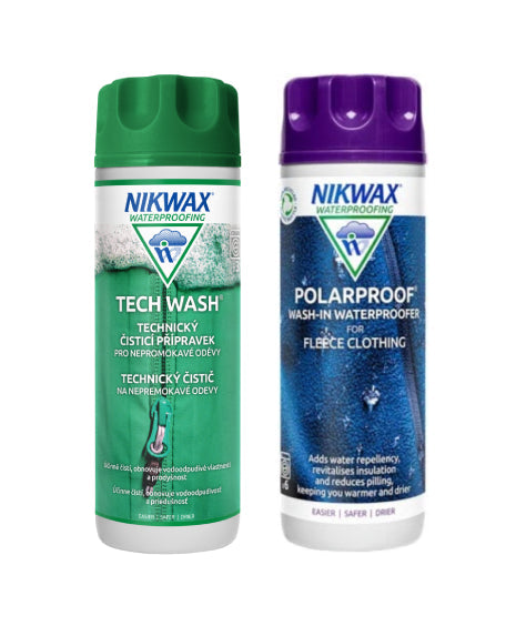 Nikwax Twin Tech Wash / Polar Proof набір 2 шт. препаратів 300ml