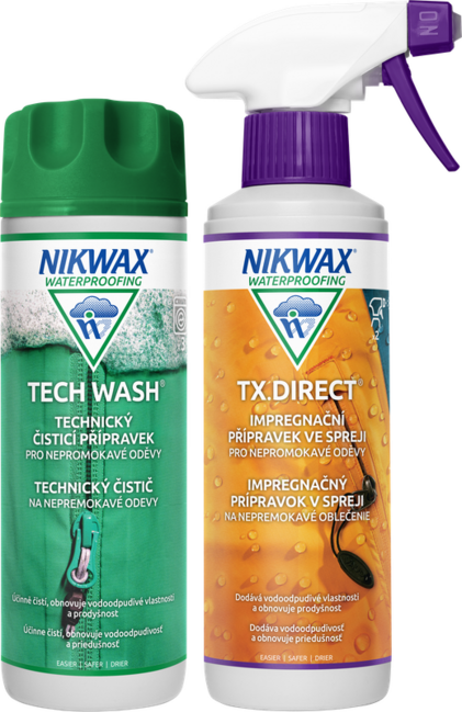 Nikwax Twin Tech Wash / TX.Direct Spray-On набір для підготовки 2 шт., 300ml