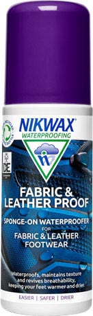 Nikwax Fabric & Leather Proof Sponge імпрегнаційний засіб із губкою для текстильного, шкіряного та комбінованого взуття 125ml
