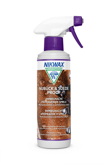 Nikwax Nubuck & Suede Proof Spray імпрегнаційний засіб у спреї для нубуку та замші, 300ml