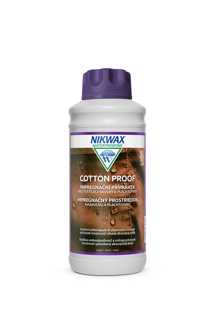 Nikwax Cotton Proof V13.1 імпрегнаційний засіб для бавовни та полотна, 1л