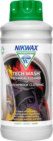 Nikwax Tech Wash засіб для прання для туристичного одягу та синтетичних спальних мішків, 1l