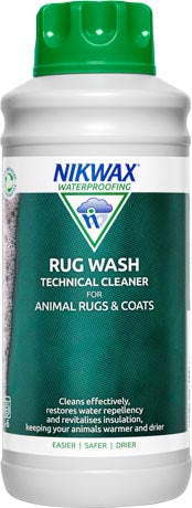 Nikwax Rug Wash спеціальний засіб для чищення попон та покривал для тварин, 1л