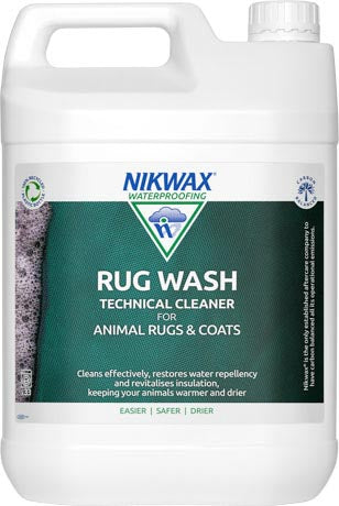 Nikwax Rug Wash спеціальний засіб для чищення килимків і кухлів для тварин 5L